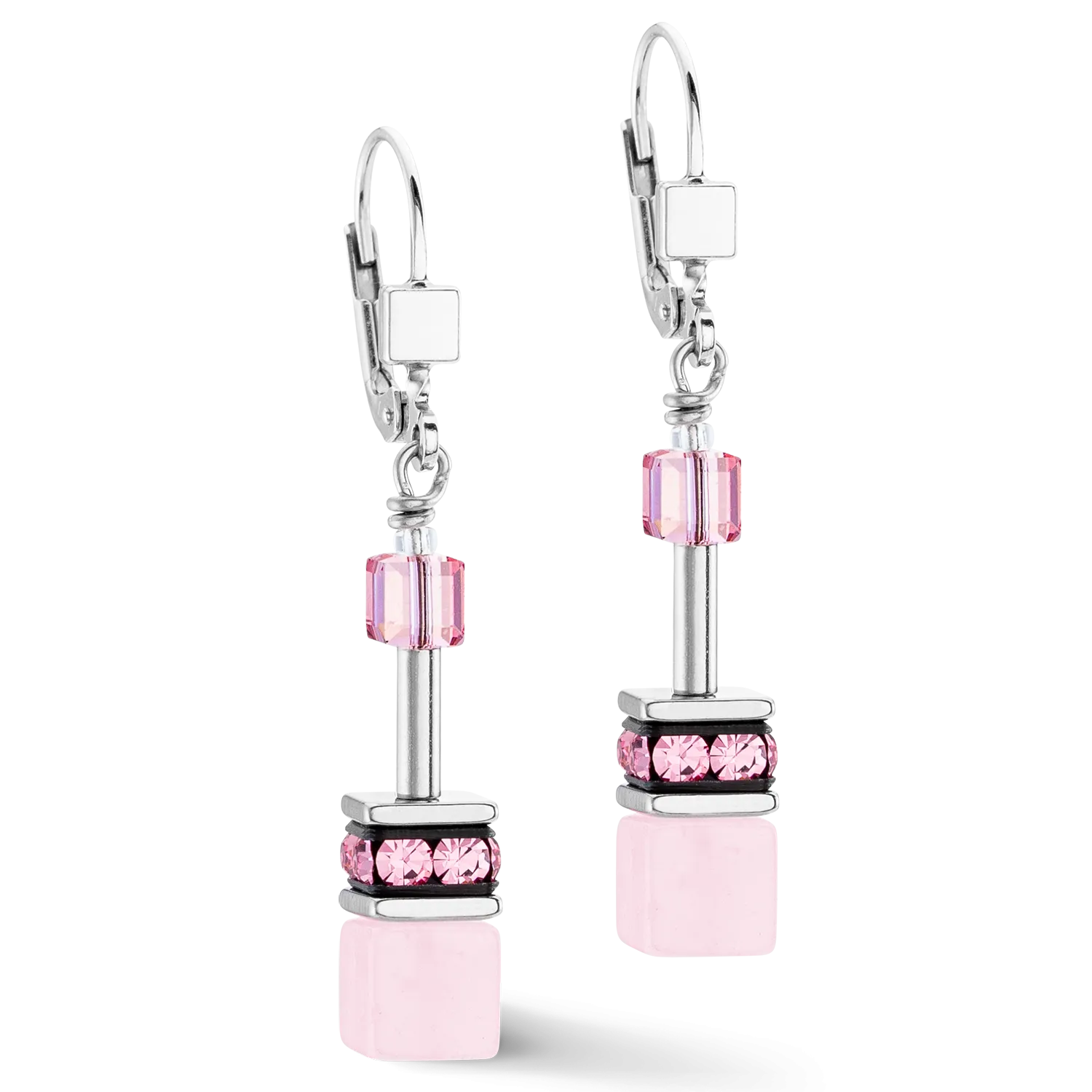 GeoCUBE® Iconic Precious earrings rose