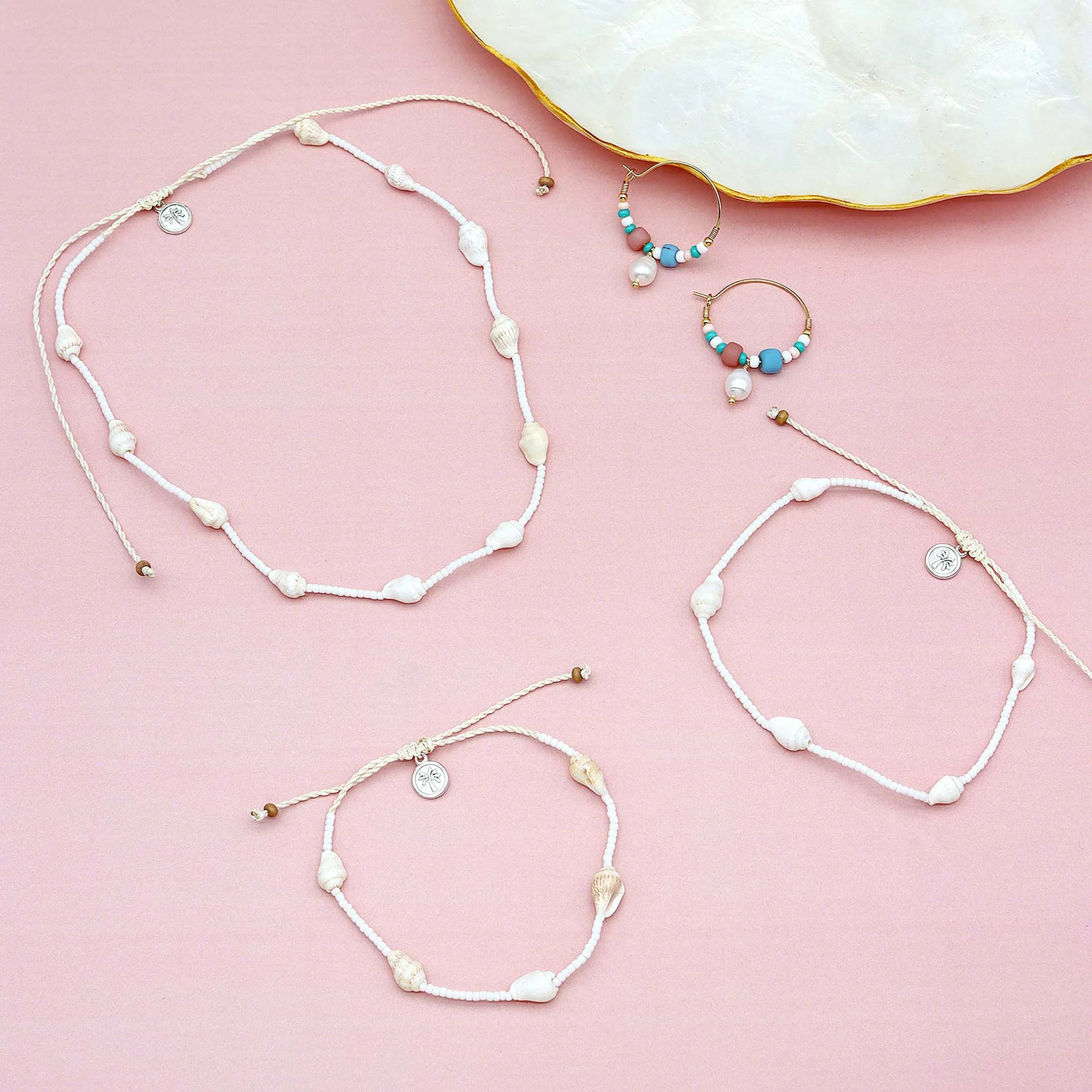 Giada Rahayu Shell Beaded Necklace