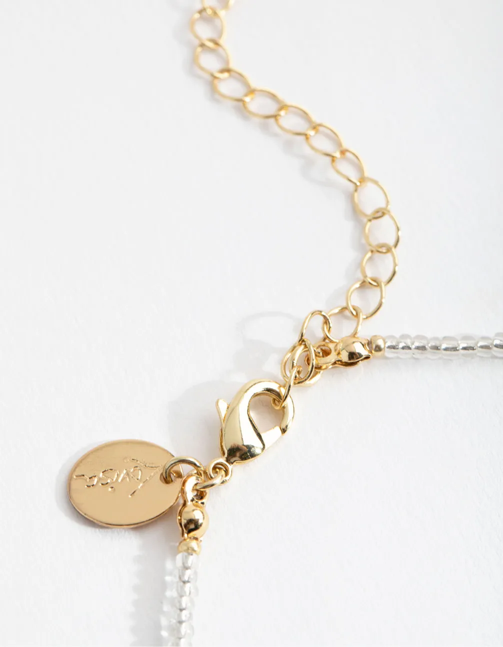 Gold Plated Freshwater Pearl & Seed Bead Bracelet