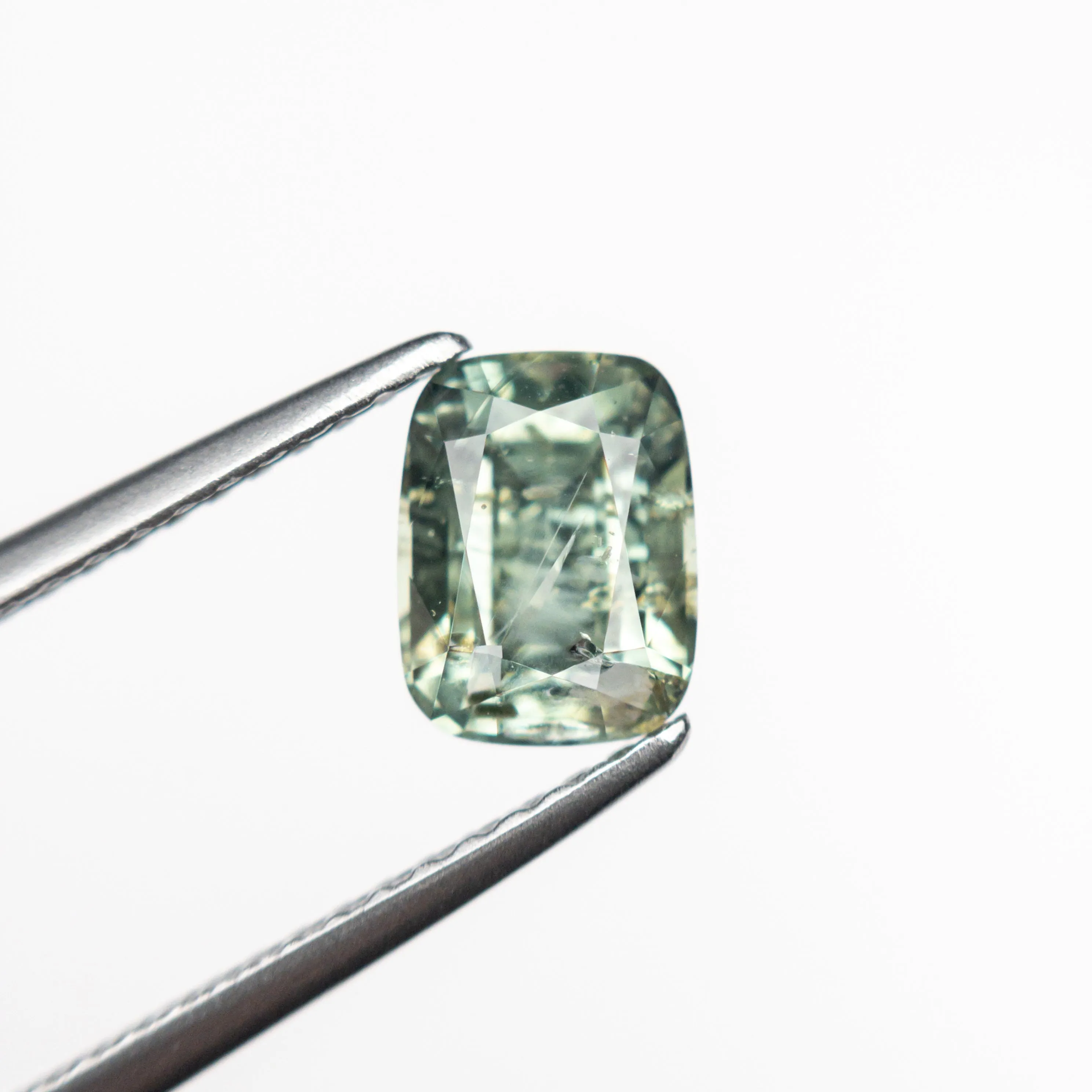 Green Brilliant Sapphire - 1.52ct Cushion