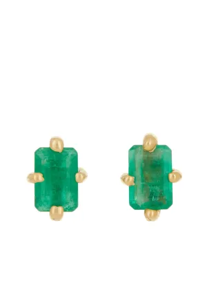 Guinevere Studs - Emerald