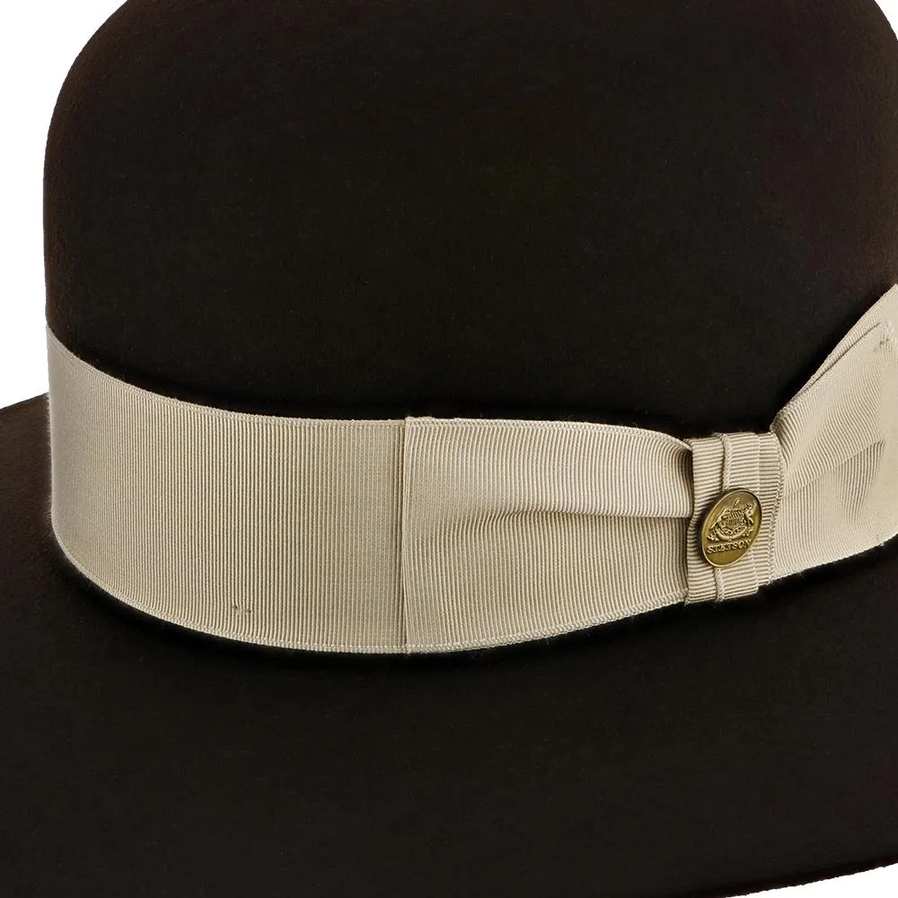 Jamestown - Stetson Wool Felt Open Crown Fedora Hat