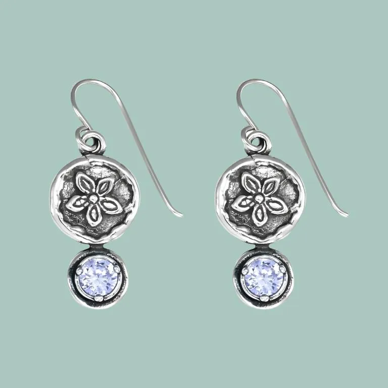 ladies earrings Sterling Silver Earrings for Woman Bluenoemi Israeli Jewelry