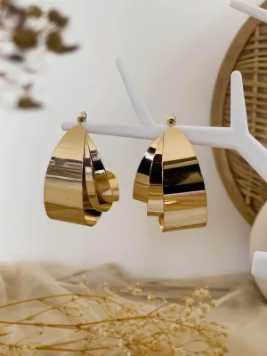 Layered Cuff Hoop Earrings
