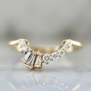 Lovesick Curved Diamond Band