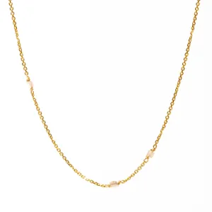 <!--NK776-->slinky random diamond necklace