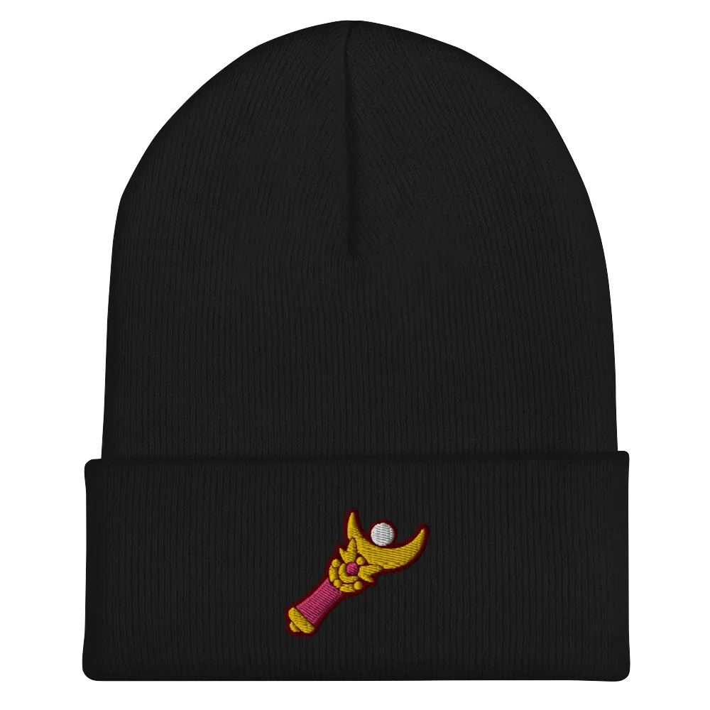 Magical Girl Crescent Moon Wand Beanie
