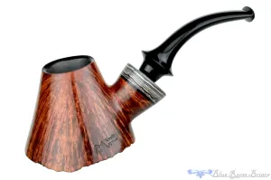 Marinko Neralić Pipe 1/4 Bent Volcano with Fordite