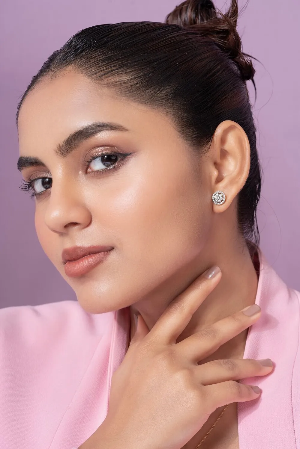Matila Silver Stud Earrings | 22KT Gold Vermeil