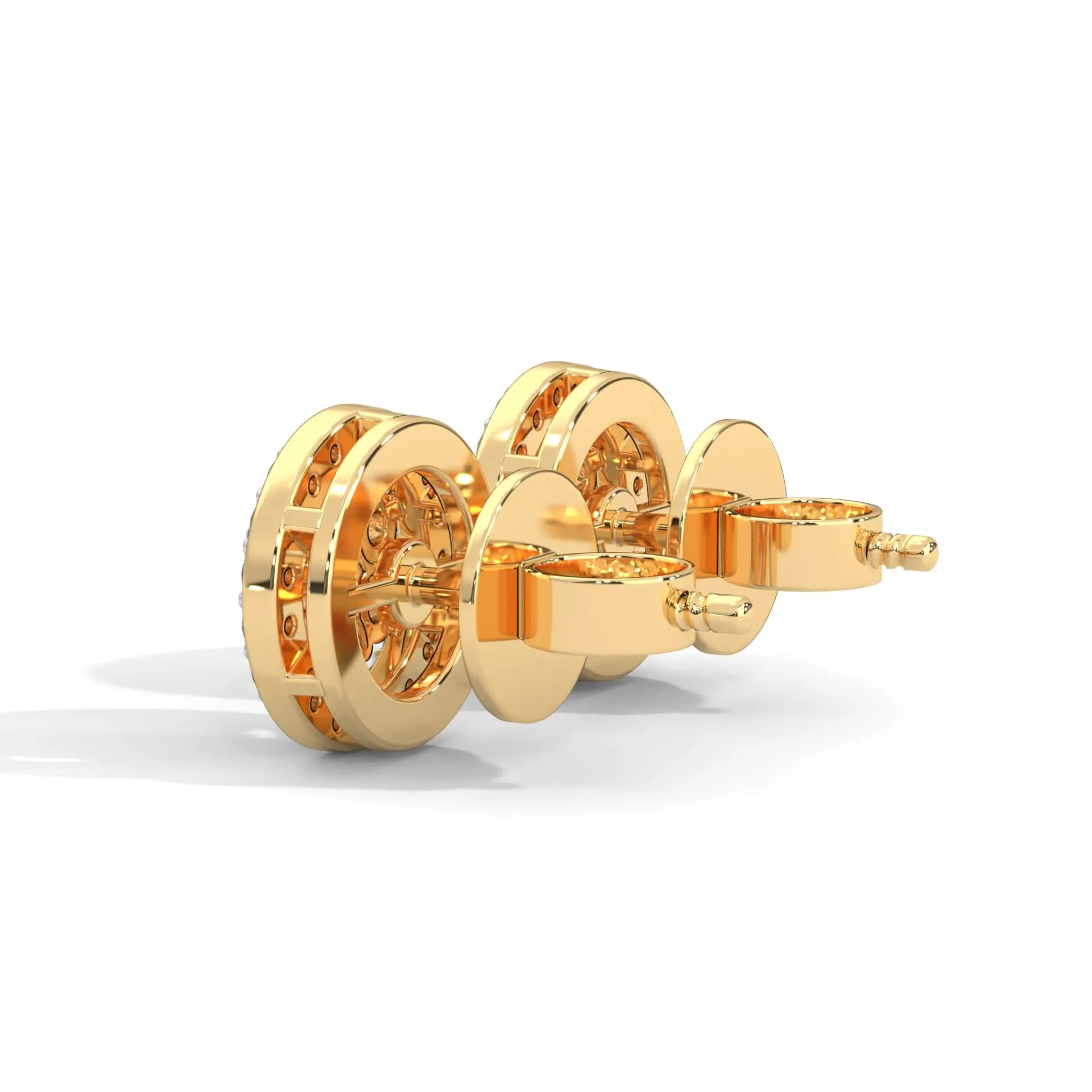 Matila Silver Stud Earrings | 22KT Gold Vermeil