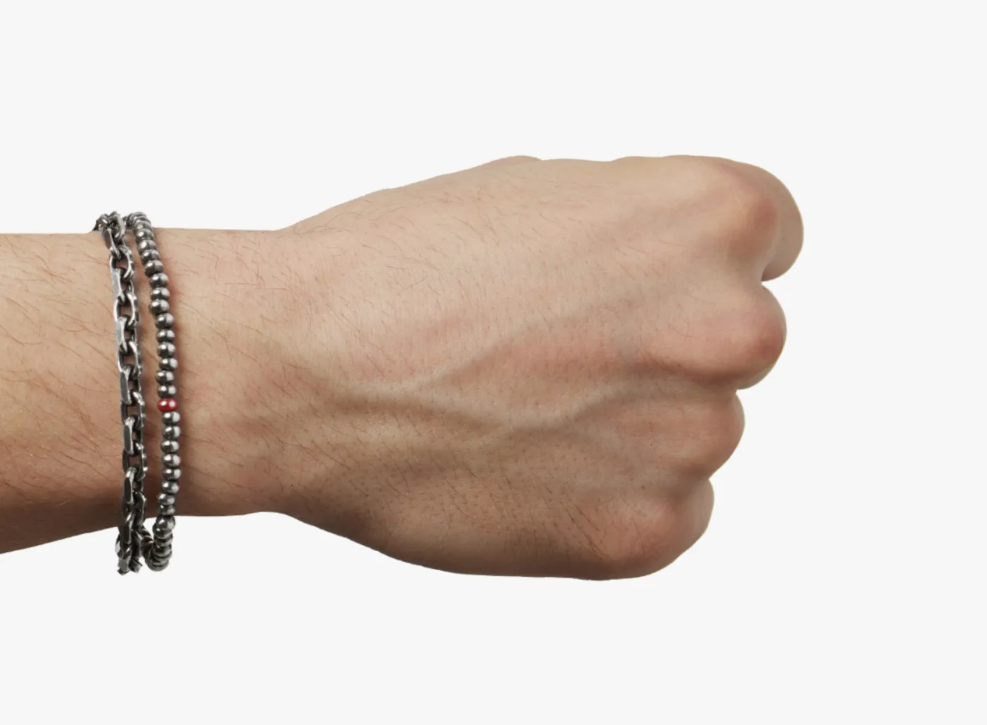 MIXED CHAIN DOUBLE WRAP BRACELET 213