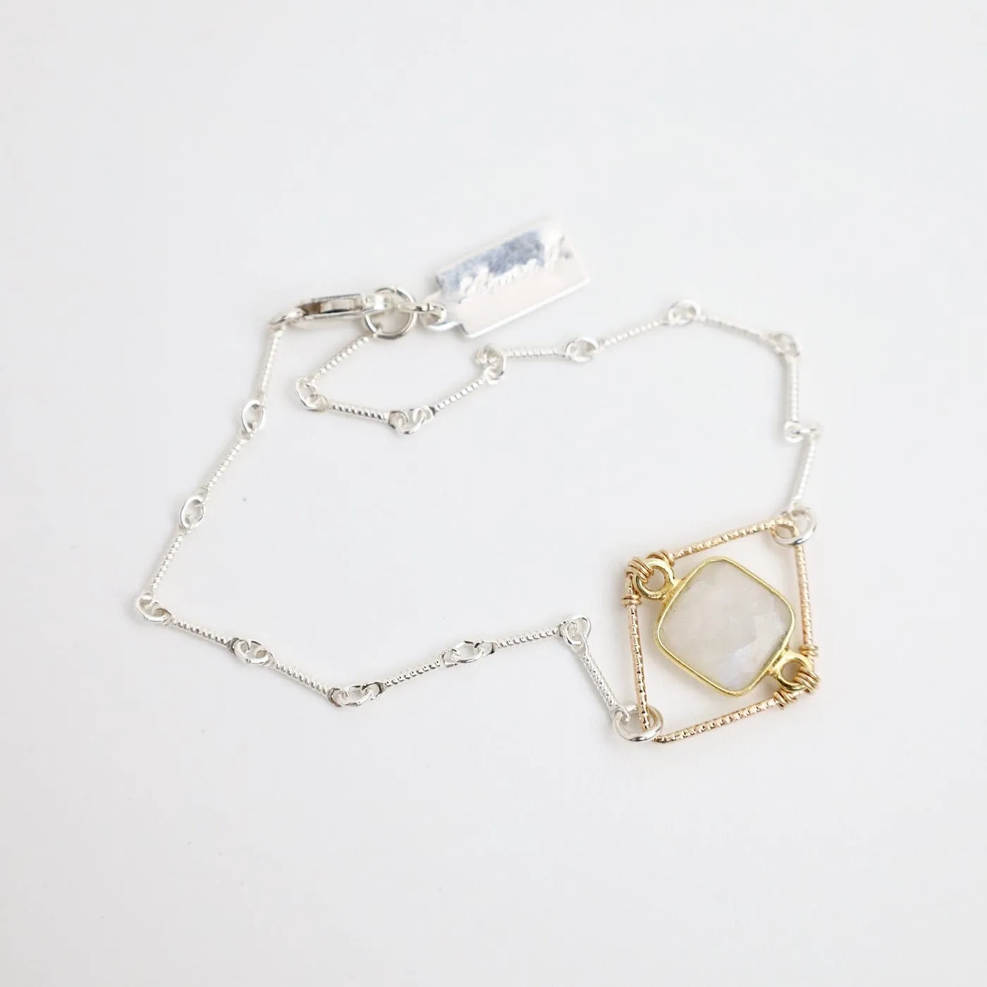 Moonstone Frame Bracelet