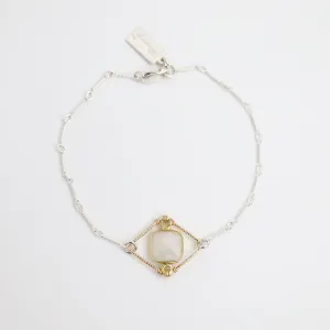 Moonstone Frame Bracelet