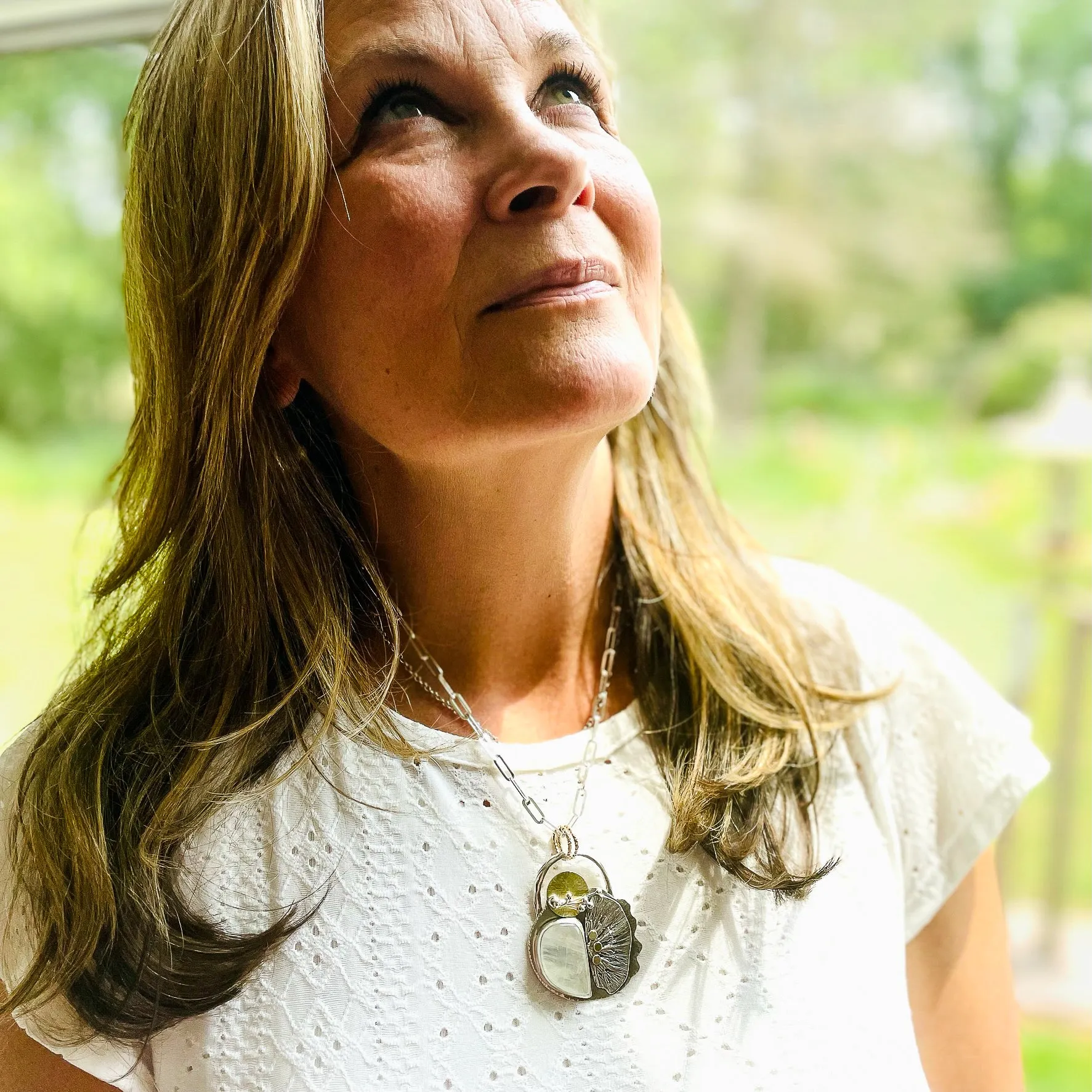 Moonstone Pendant Necklace - Daughter Of The Air II