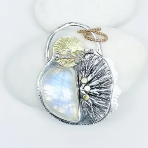 Moonstone Pendant Necklace - Daughter Of The Air II