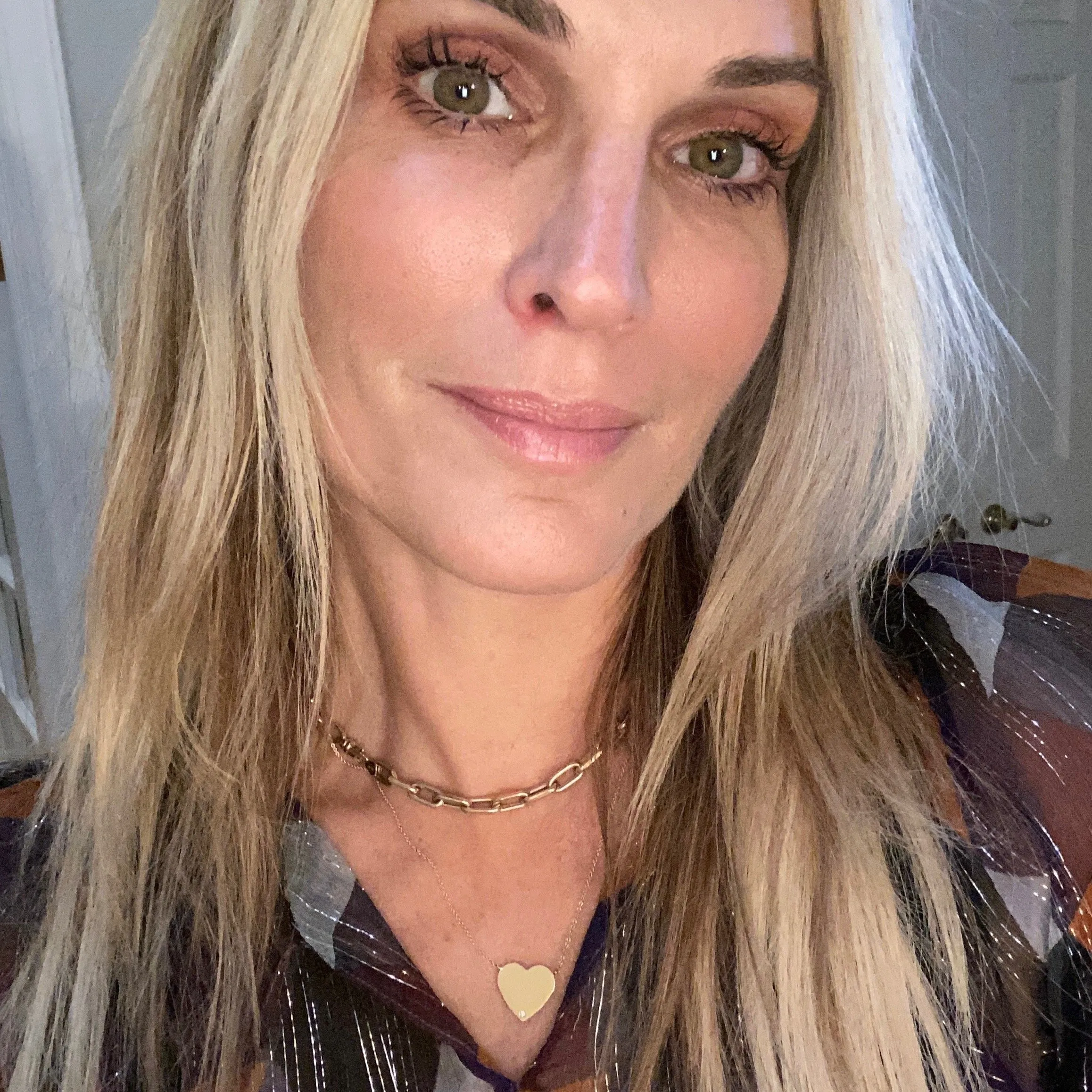 MS X SRJ Single Diamond Heart Necklace