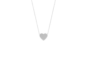 MS X SRJ Single Diamond Heart Necklace