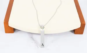 Natural Amethyst Initial Necklace By Pink Box