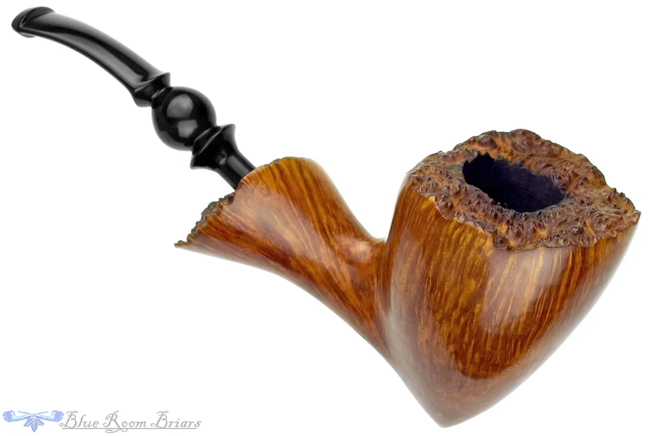 Nørding Bent Freehand with Plateaux Estate Pipe