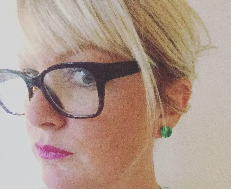 Olive Green Moonglow Ball Stud Earrings