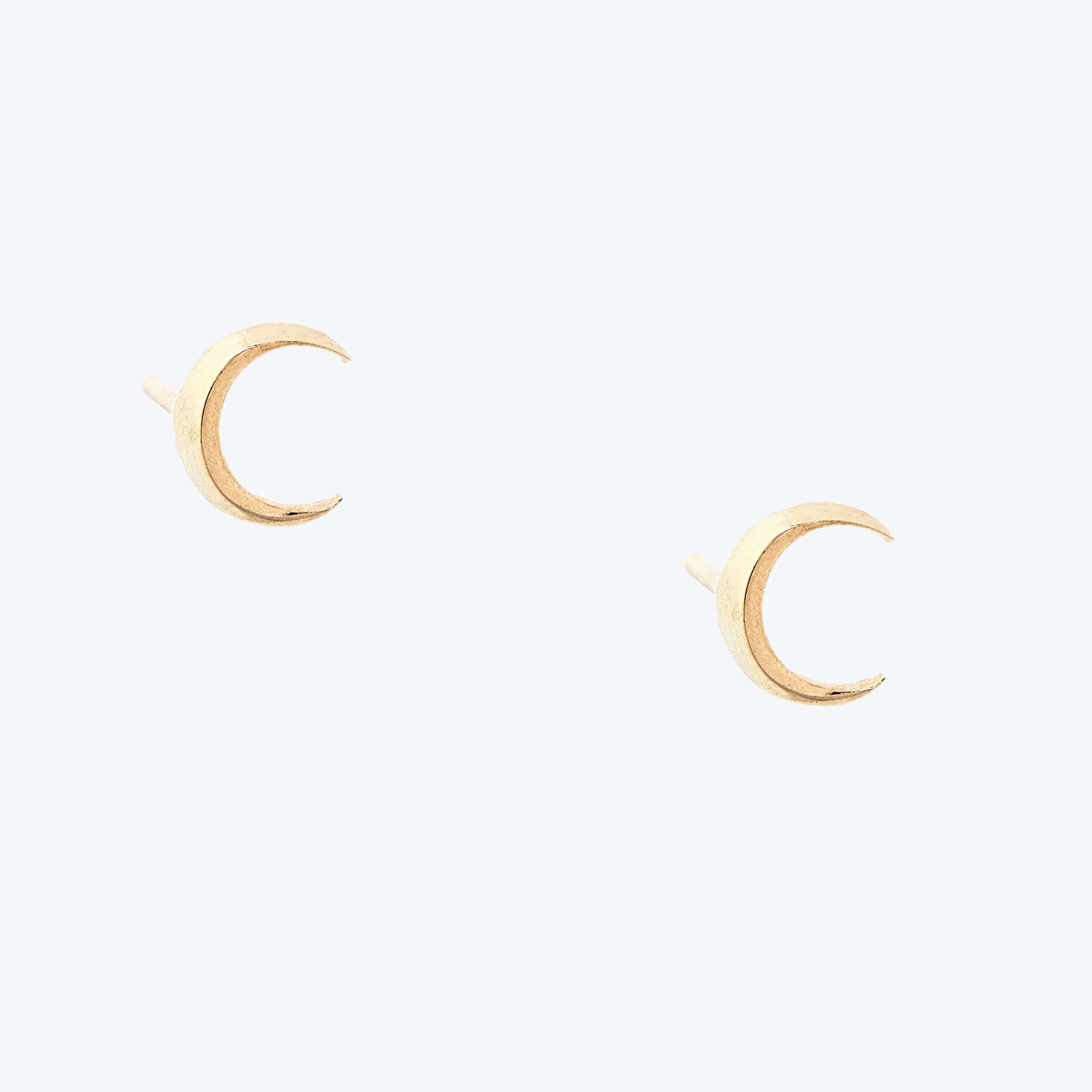 Pair of 14k Itty Bitty Crescent Moon Earrings