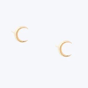 Pair of 14k Itty Bitty Crescent Moon Earrings