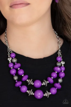 Paparazzi Necklace ~ Upscale Chic - Purple