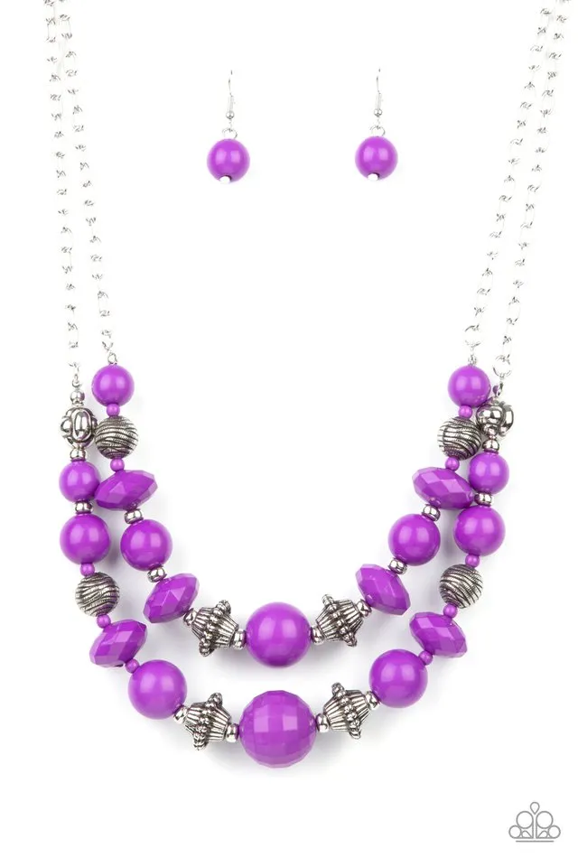 Paparazzi Necklace ~ Upscale Chic - Purple