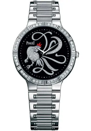 Piaget - Dancer Ultra-Thin - 38 mm - White Gold - Onyx Zodiac Watch G0A32199