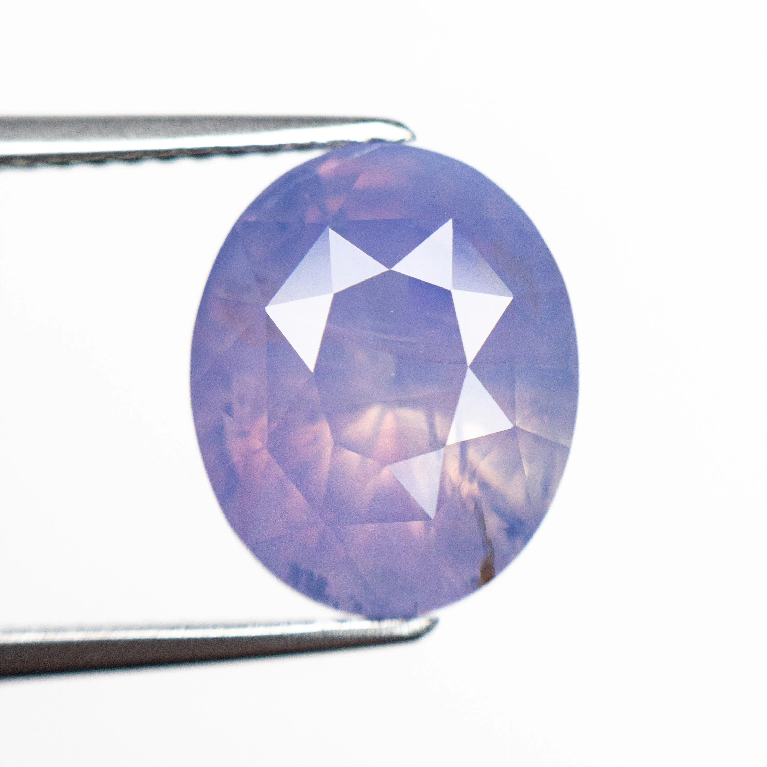 Pink Purple Brilliant Cut Sapphire - 7.00ct Oval