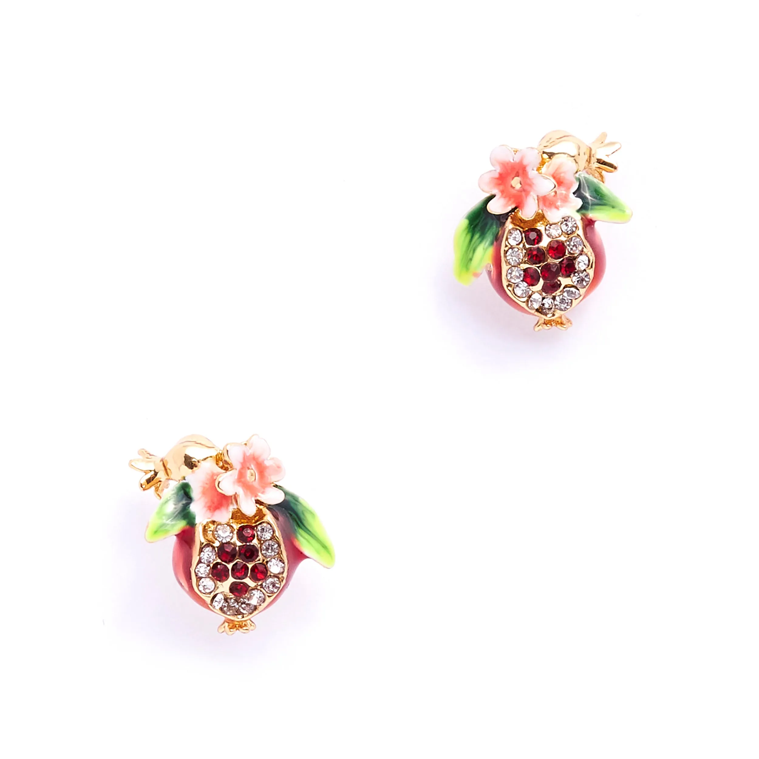 Pomegranate Studs