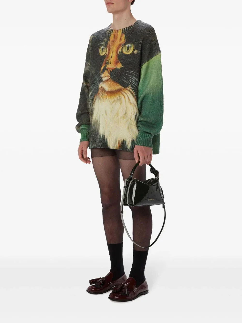 Printed Jumper - Emerald