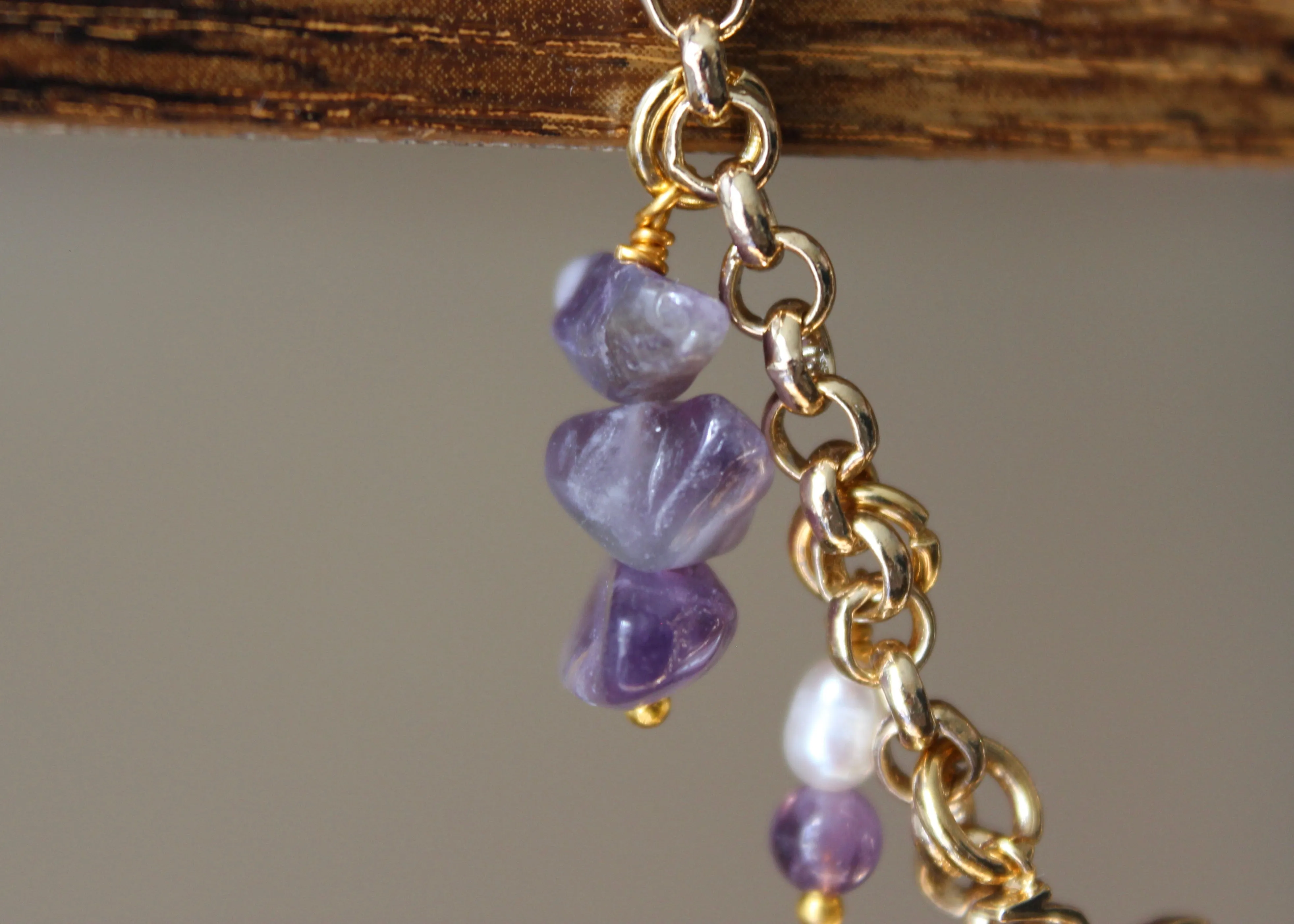 Purple Planet Amethyst Necklace ( The BTS Necklace)