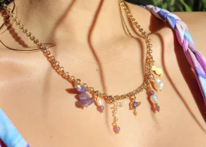 Purple Planet Amethyst Necklace ( The BTS Necklace)