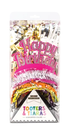 "Tooters and Tiaras" Party Set of 6
