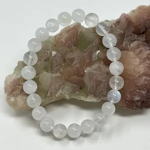Rainbow Moonstone 7MM-8MM Round Bracelet