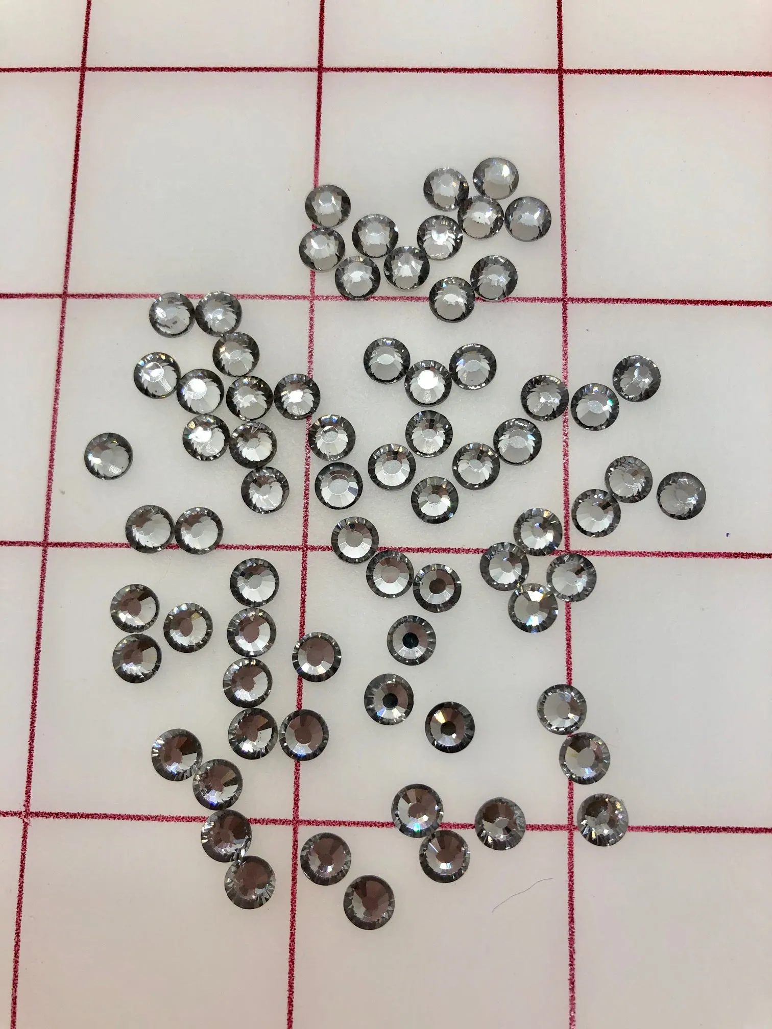 Rhinestones - 20ss Hot Fix Premium Machine-Cut Black Diamond Half-Gross Packs