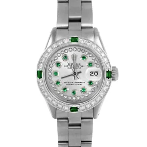 Rolex Datejust 26mm | 6917-SS-SLV-STRE-4EMD-OYS