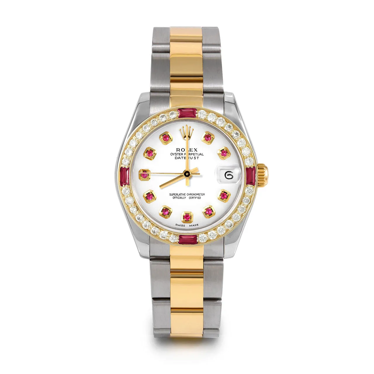 Rolex Datejust 31mm | 178273-WHT-RBY-AM-4RBY-OYS