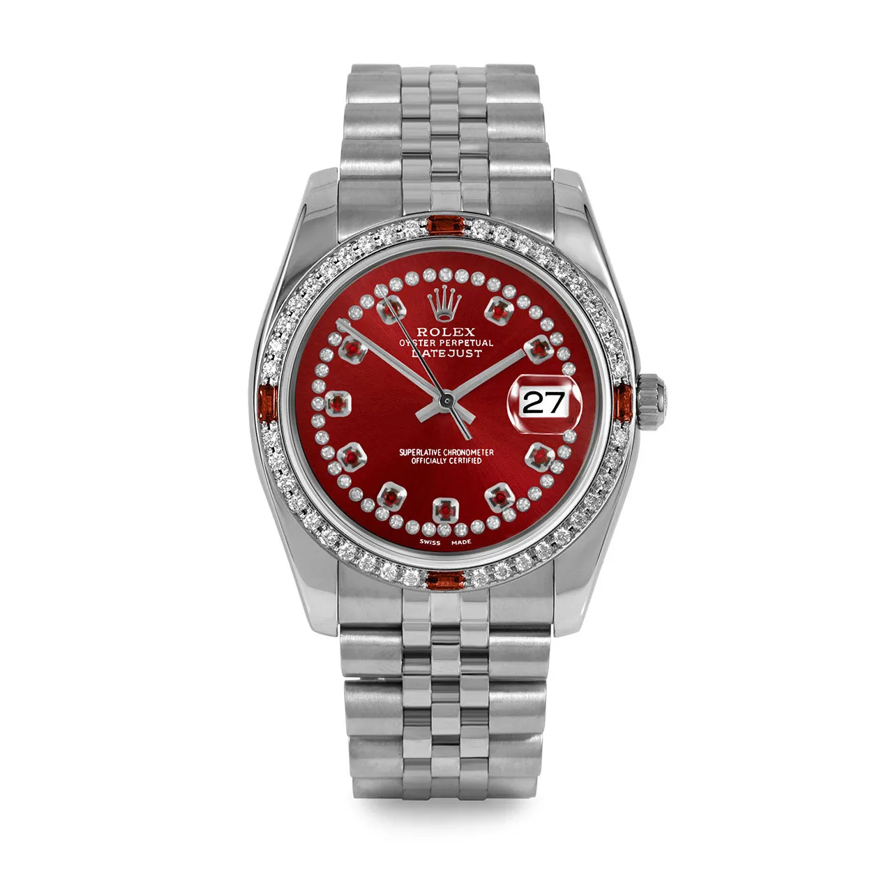 Rolex Datejust 36mm | 116234-RED-STRR-4RBY-JBL