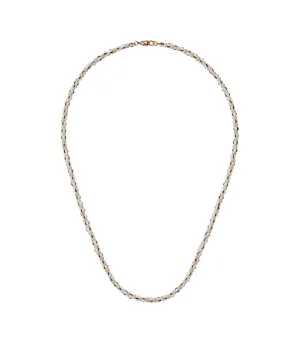Roxanne Assoulin Fresh Linens Wood Glass Beaded Necklace