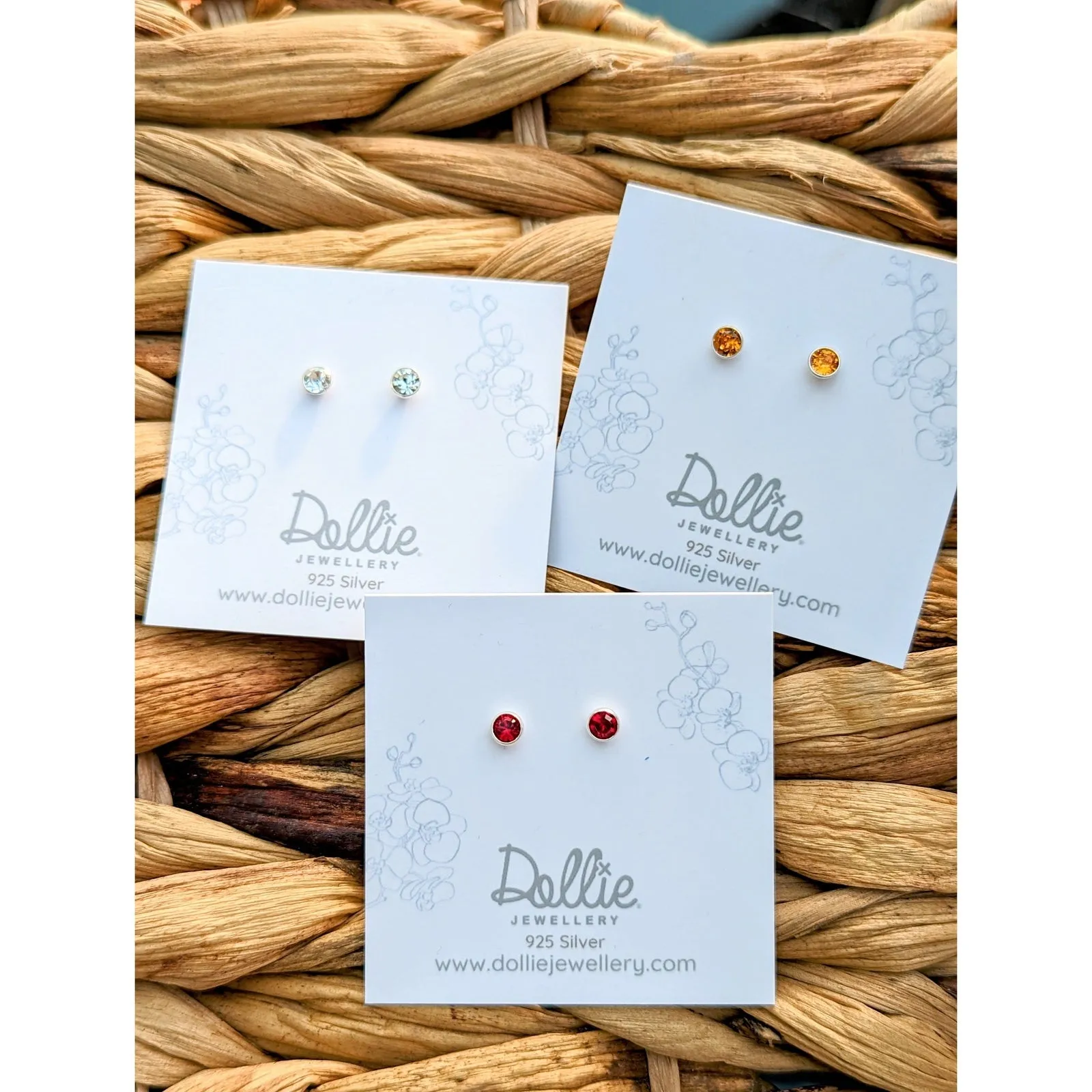 Ruby Sunset Studs