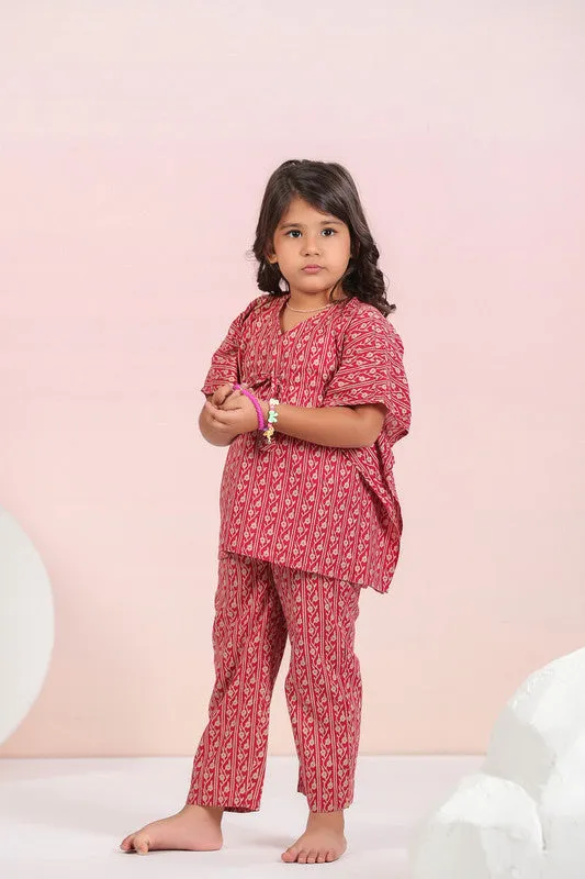 Ruby Traditional Cotton Kaftan Pyjama Set