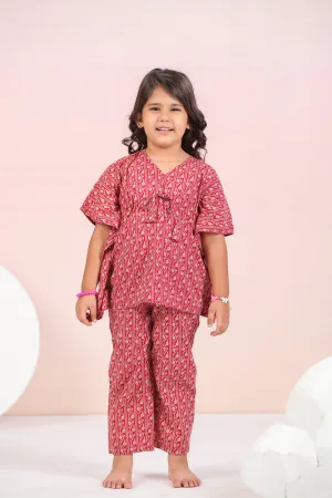 Ruby Traditional Cotton Kaftan Pyjama Set