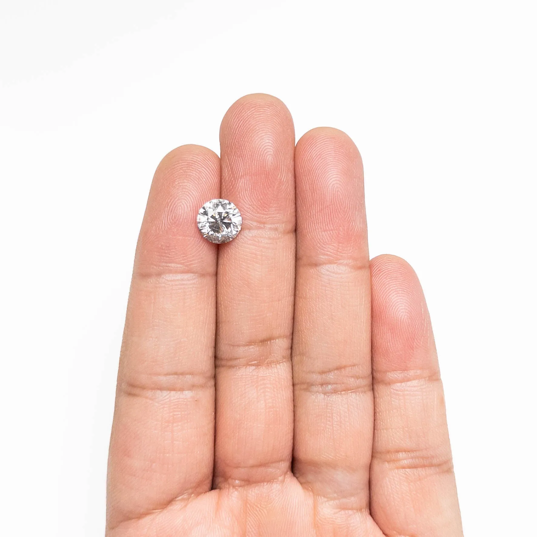 Salt and Pepper Brilliant Diamond - 2.52ct Round