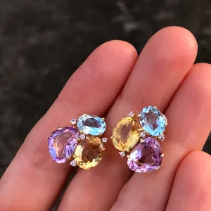 Semi-Precious Stone Earrings