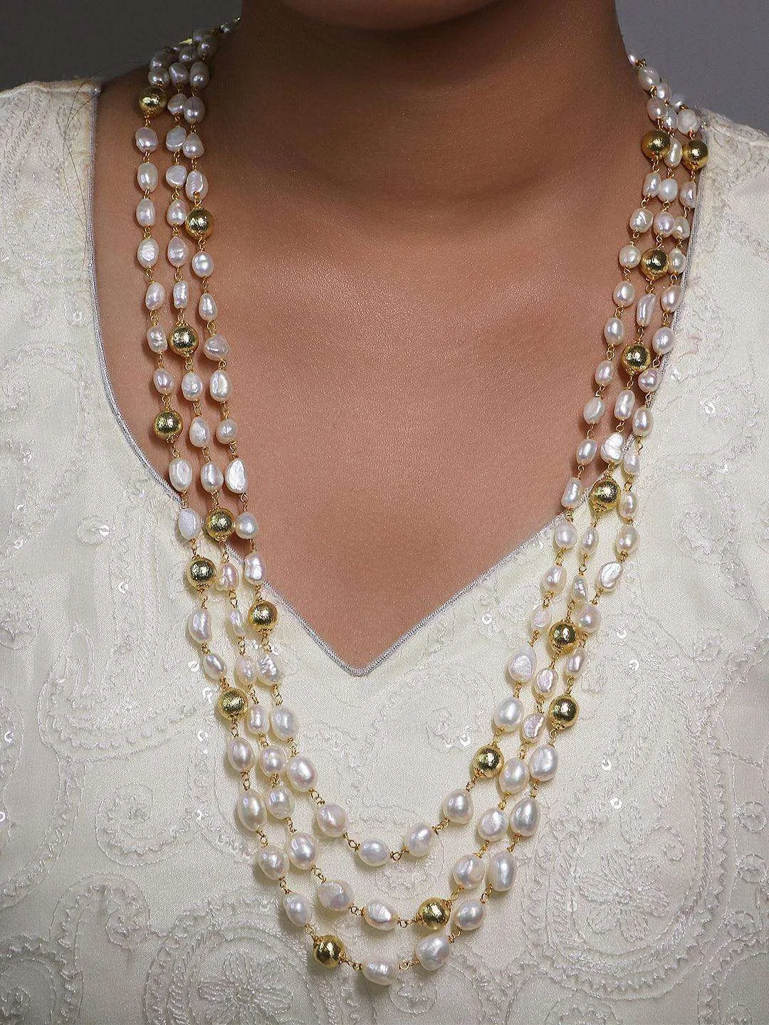 Shell Pearl Triple Layered Haar