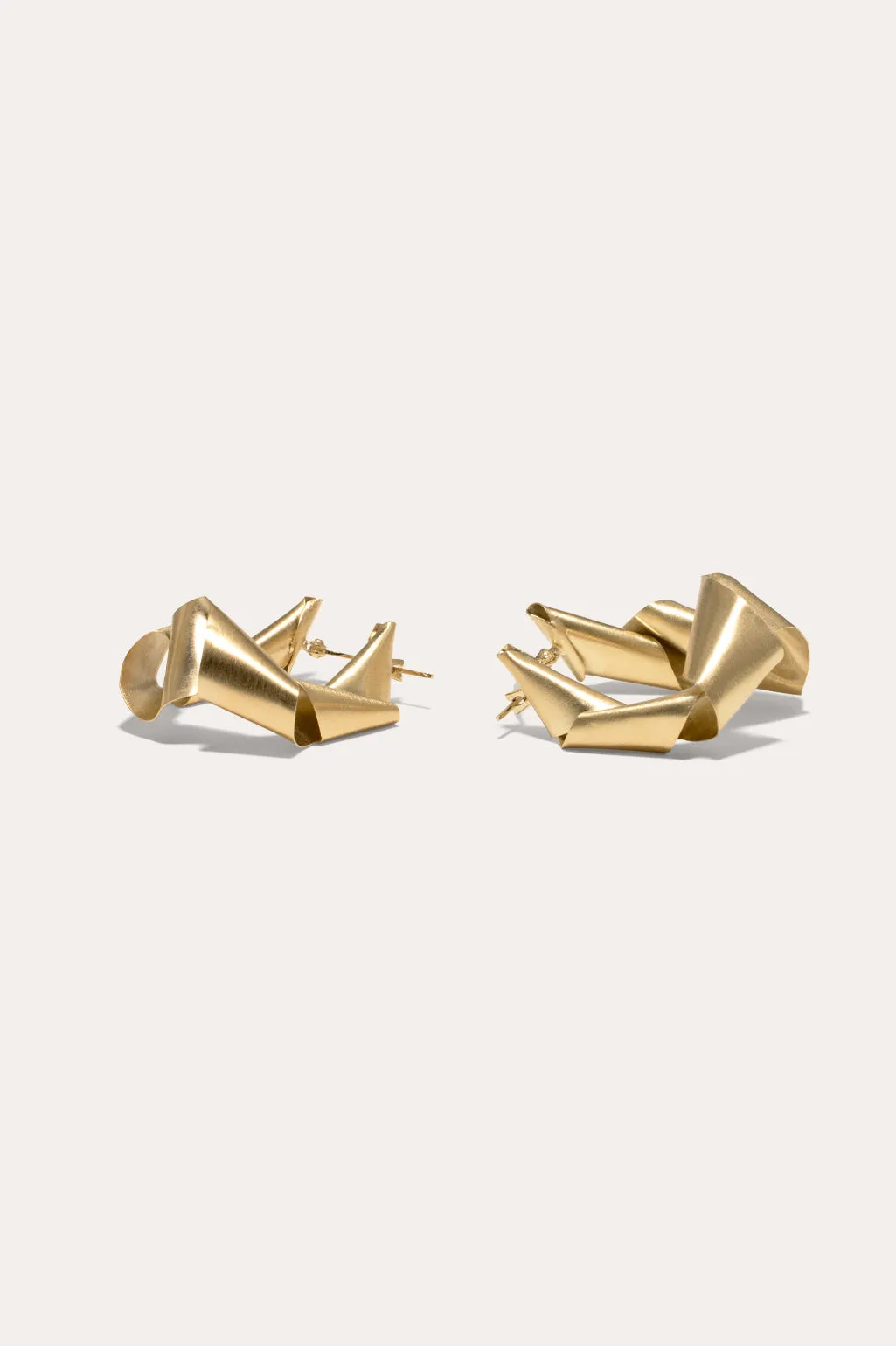 Shredding - Gold Vermeil Earrings