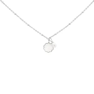 Silver Coco Necklace