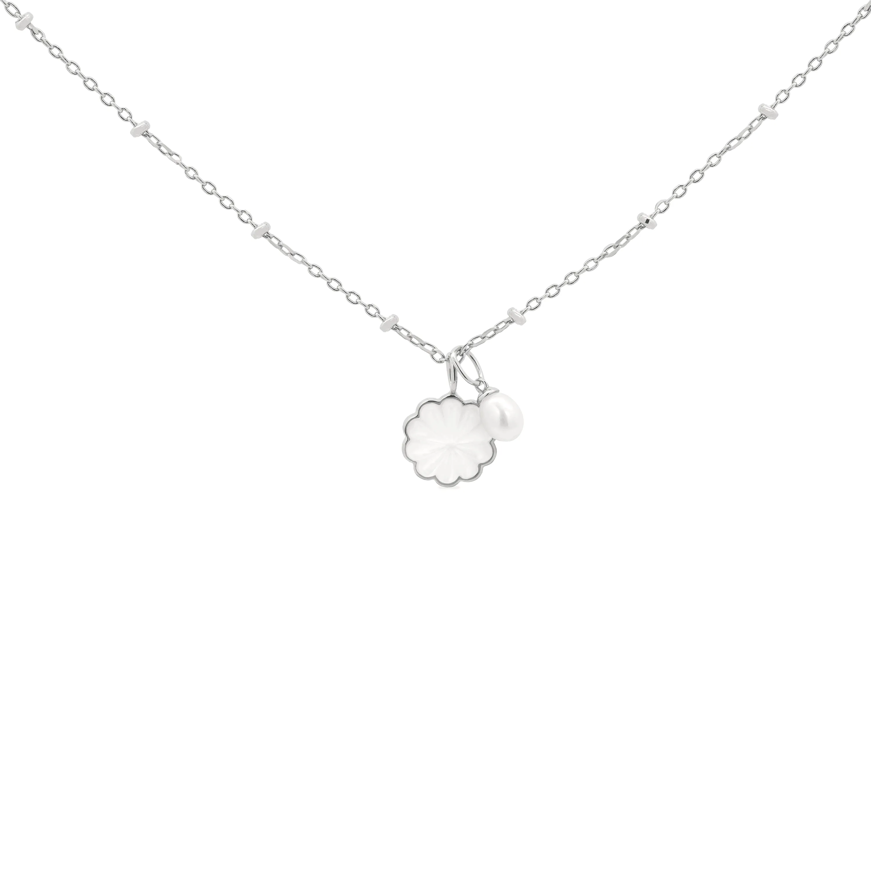 Silver Coco Necklace